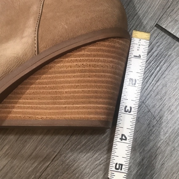 Dr. Scholl’s New Original Collection Mania Toasted Coconut Leather Wedge Boots - Picture 10 of 10